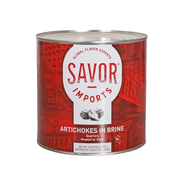 Savor Imports Artichoke Heart Quarters 3kg Can, PK6 147393 - main
